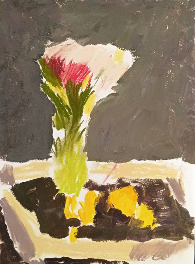 Still Life with Tulips and Lemons