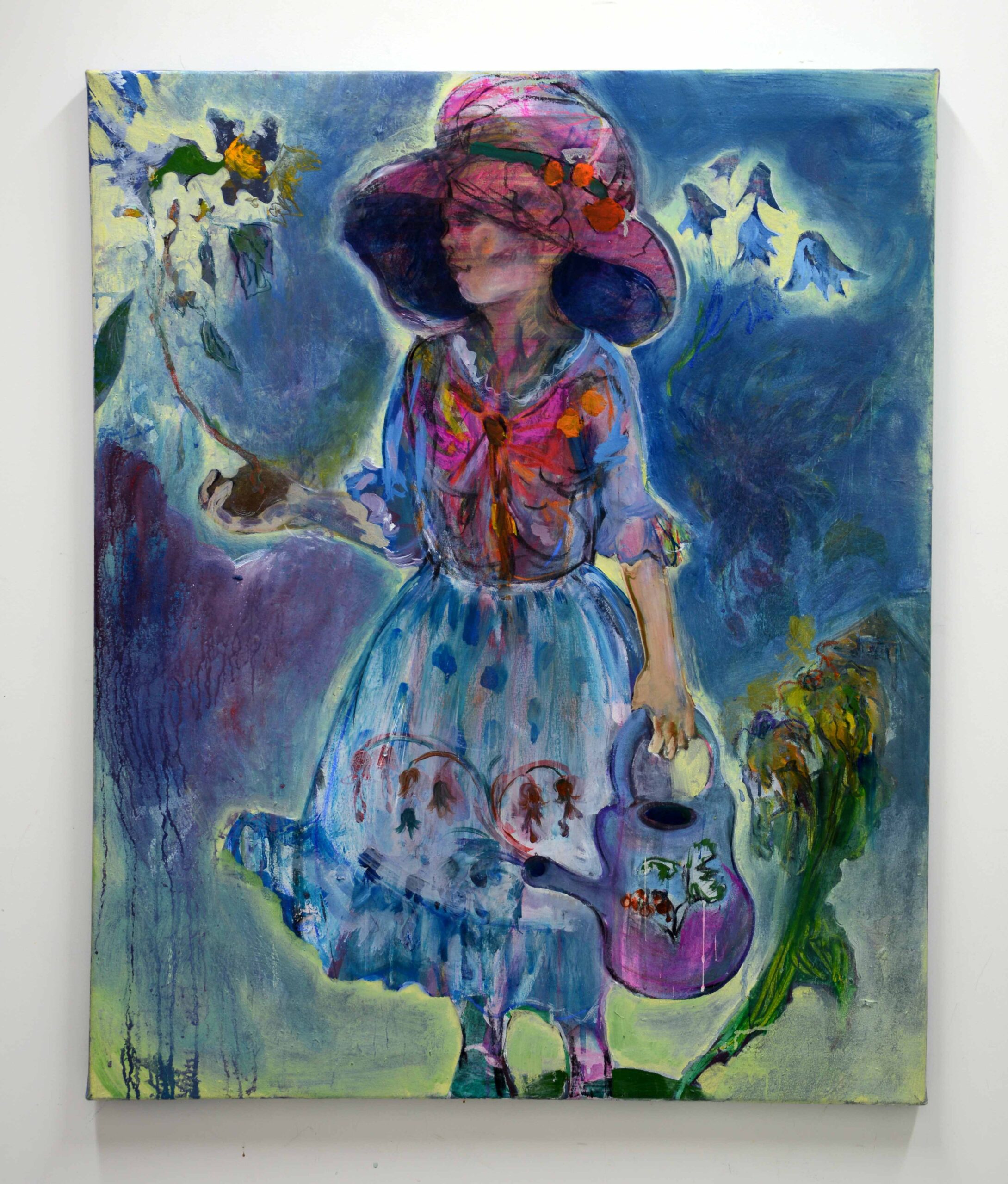 Woman in a hat and a wateing can - Image 2