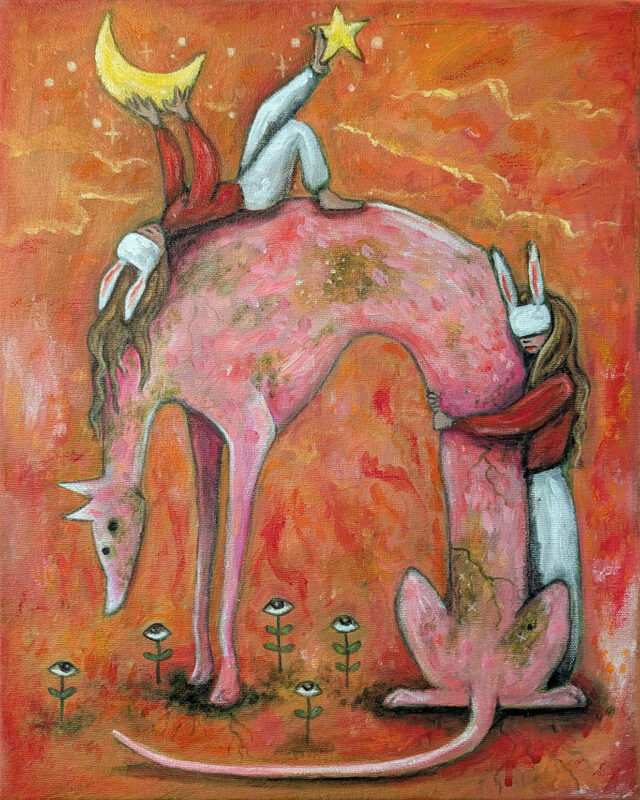 Moon bearer and the rooted sorrow