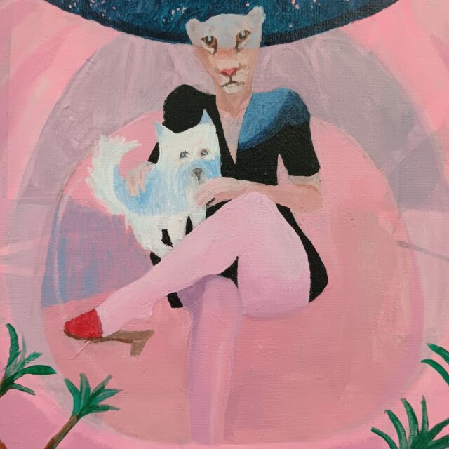 Pink bubble